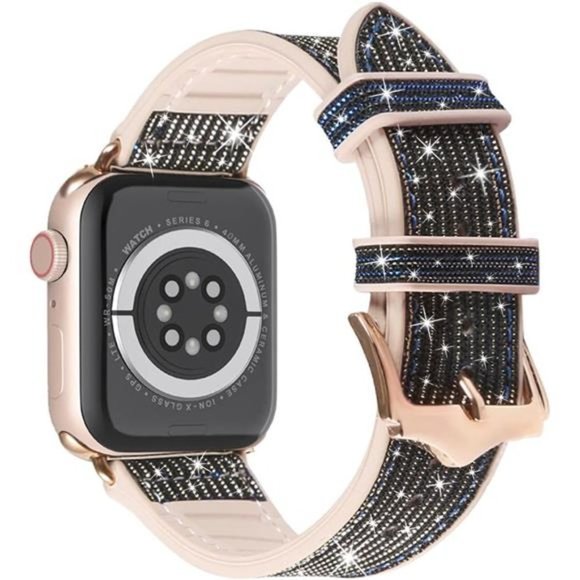Apple Accessories - NEW Rhinestone Glitter Apple Watch Band